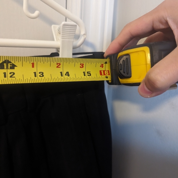 Cambridge Black Pure Wool Pinstripe Pants Blazer Suit Set (XL) (Sz 42 Tall 36W) - Picture 12 of 16